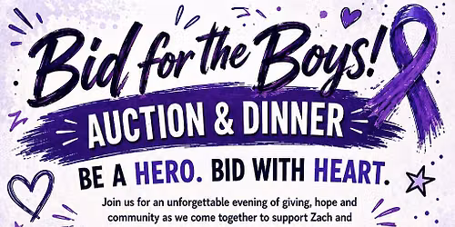 Bid for the Boys - Auction & Dinner