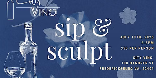 City Vino hosts a Sip & Sculpt class with Janea Dupeyron