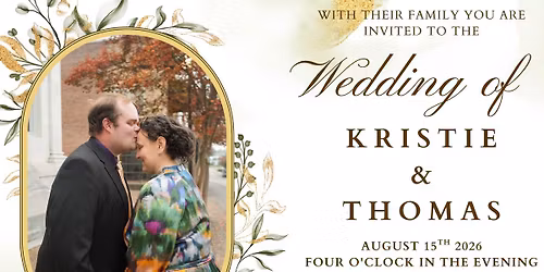 Kristie & Thomas\u2019 Wedding 