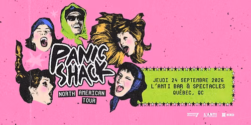 Panic Shack \/\/ Jeudi 24 septembre 2026 \/\/ L'Anti Bar & Spectacles