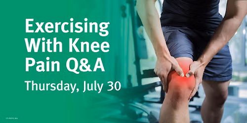 Exercising With Knee Pain Q&A 
