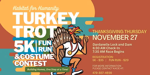 HFHPCA Turkey Trot 5K\/Fun Run & Costume Contest!