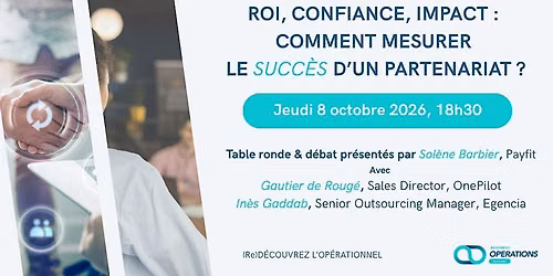 Table ronde experte : comment mesurer le succ\u00e8s d\u2019un partenariat ?