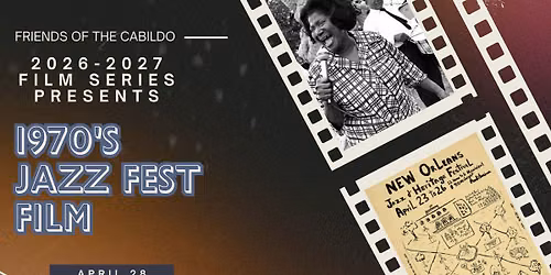FOC Film Series Presents: 1970 Jazz Fest Films 