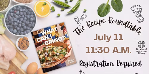 The Recipe Roundtable: Cookbook Book Club