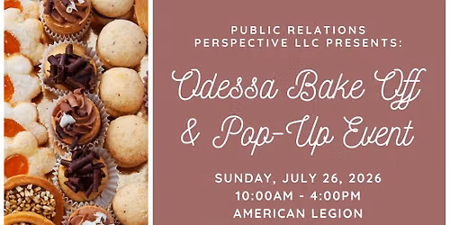 Odessa Bake Off & Pop-Up