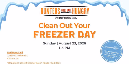 2026 Clean Out Your Freezer Day - Clinton