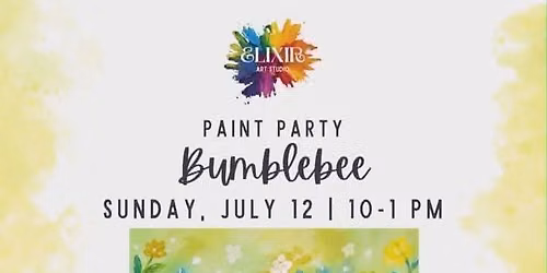 Bumblebee Paint Party
