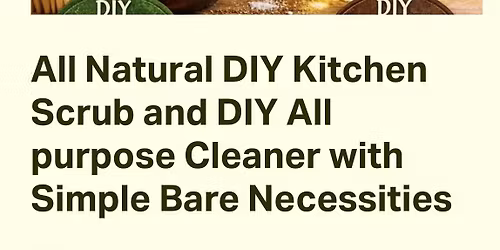 Make your own natural cleaner 