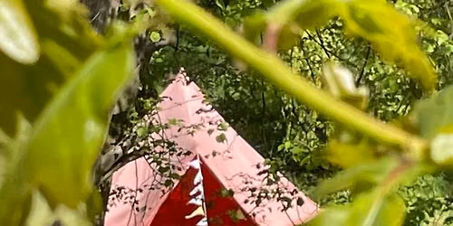 Full Moon Red Tent Women\u2019s Fire Circle