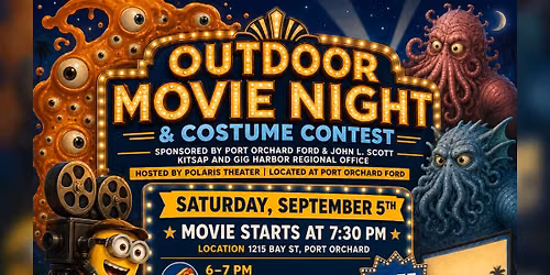 Port Orchard Outdoor Movie Night: Minions & Monsters