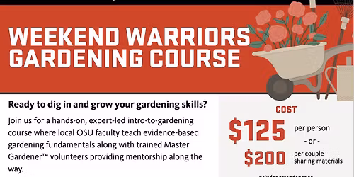 Weekend Warriors Gardening Course