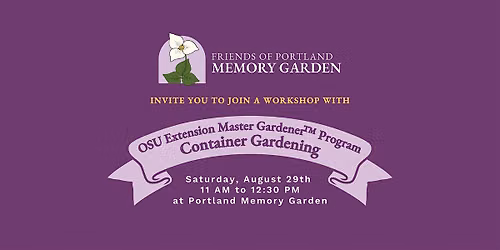 Container Gardening | OSU Master Gardener\u2122 Workshop