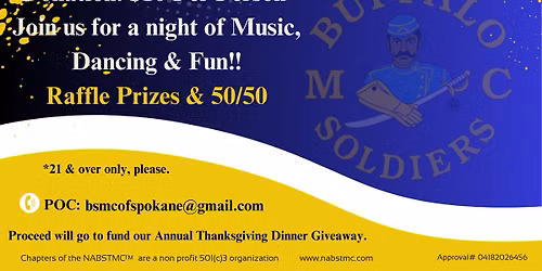 Buffalo Soldiers MC Spokane Annual Fundraiser