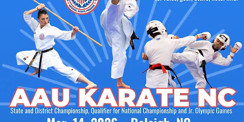 AAU Karate North Carolina State Championship & National Qualifier