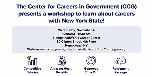 Hempstead Workshop: Civil Service Careers & NY HELPS