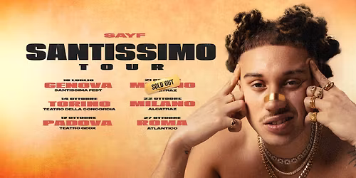 SAYF | 14.10 \u2022 Venaria Reale (TO) \u2022 Teatro della Concordia