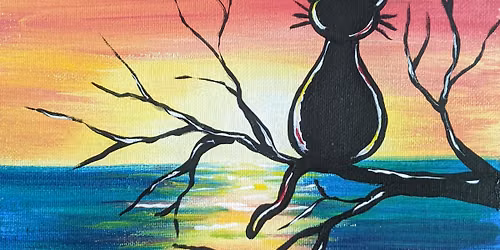 Kitty Sip and Paint - for the Cats!
