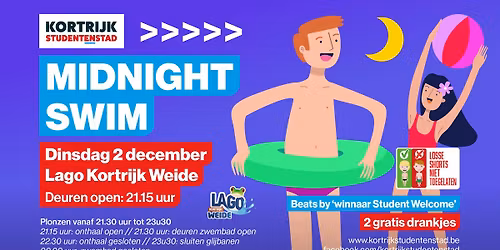 Student Midnight Swim.