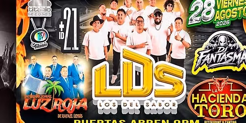 LDS LOS DEL SABOR, INTERNACIONAL LA LUZ ROJA & DJ FANTASMA