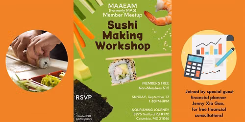 Member Meetup: Sushi Making