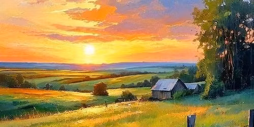 Summertime Landscape in Acrylic Paints (Saturday Morning)