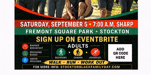 STOCKTON BLACK FAMILY DAY - GET MOVIN' PARCOURSE