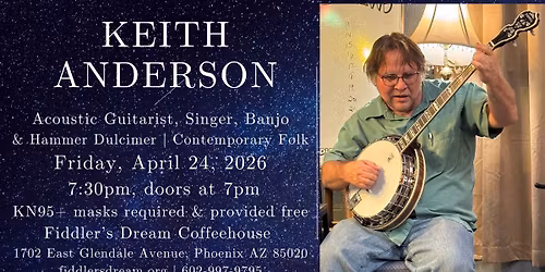 Keith Anderson | Contemporary & Classic Folk on Acoustic Guitar, Banjo, Hammer Dulcimer