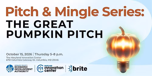 Pitch & Mingle Series: The Great Pumpkin Pitch