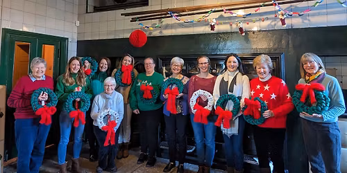 Finger-Crochet Christmas Wreath Workshop