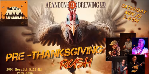 Pre-Thanksgiving Rush @ Abandon Brewery