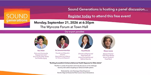 Building Accessible & Cohesive Behavioral Health Response for Older Adults