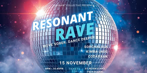 Resonant Rave.🪩 Move Sober. Dance Deeper. 