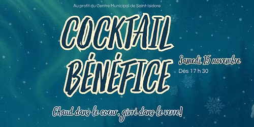 Cocktail b\u00e9n\u00e9fice de Saint-Isidore (2025)