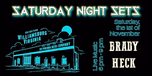 Live Music feat. Brady Heck at the Virginia Beer Co.