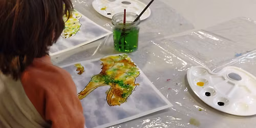 Atelier "Cr\u00e9e ton portrait de Dino !" \/ M\u00e9diath\u00e8que de Wazemmes