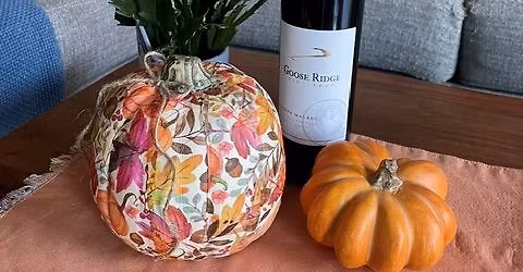 Cozy Craft Night at Goose Ridge - Pumpkin Decoupage Workshop