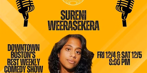 Comedy Night w\/ Sureni Weerasekera @ Elephant & Castle