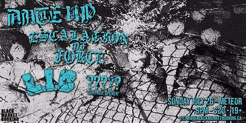 Ante Up (Detroit) \/ Escalation Of Force (Detroit) \/ LIC \/ ????? @ Meteor