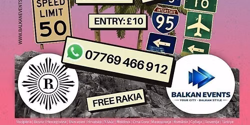 BALKAN Party GLASGOW - Summer Party