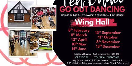 Tea Dance for all styles of dance