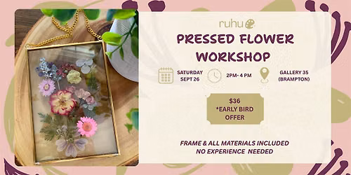 Pressed Flower Workshop