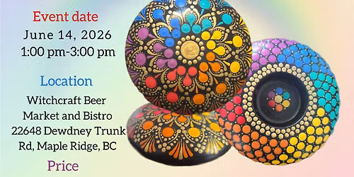 Maple Ridge-Rainbow Harmony Dot-Painting Workshop