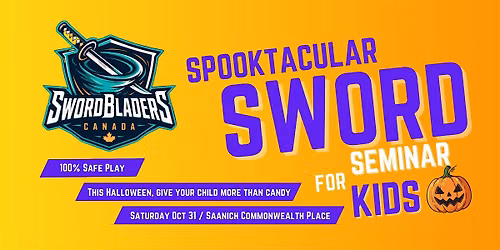 Halloween SPOOKTACULAR SWORD Seminar for Kids