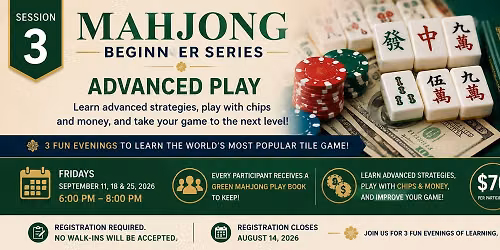 Beginner Mahjong - Session 3