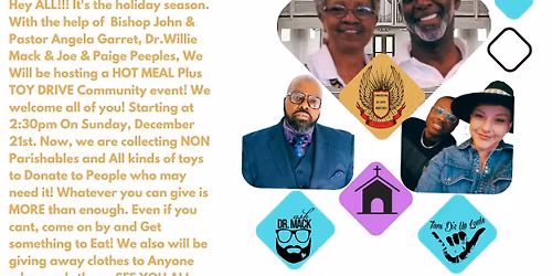 Food & Toy Drive and Hot Meal