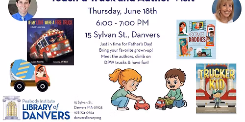 Father's Day Touch-a-Truck & Author Visit