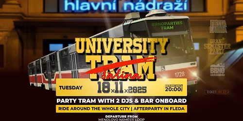 UNIVERZITN\u00cd TRAM PARTY \ud83c\udf93\ud83d\ude8a