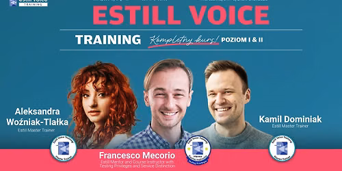 Estill Voice Training - Kompletny Kurs Poziom I i II \/ WARSZAWA z trenerem Francesco Mecorio