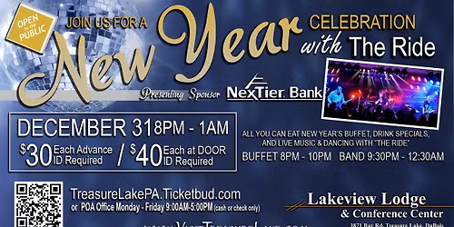 New Year's Eve with The Ride (Dinner & Dance)